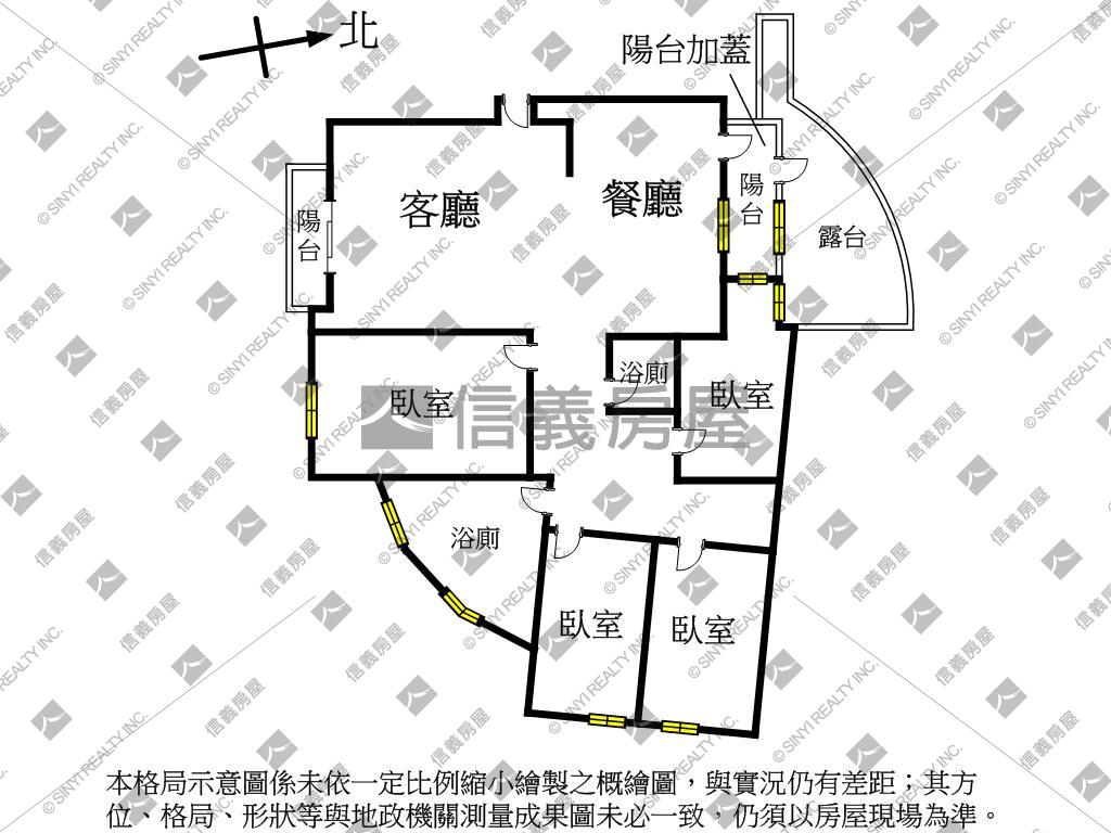 信義國堡．四房車位房屋室內格局與周邊環境