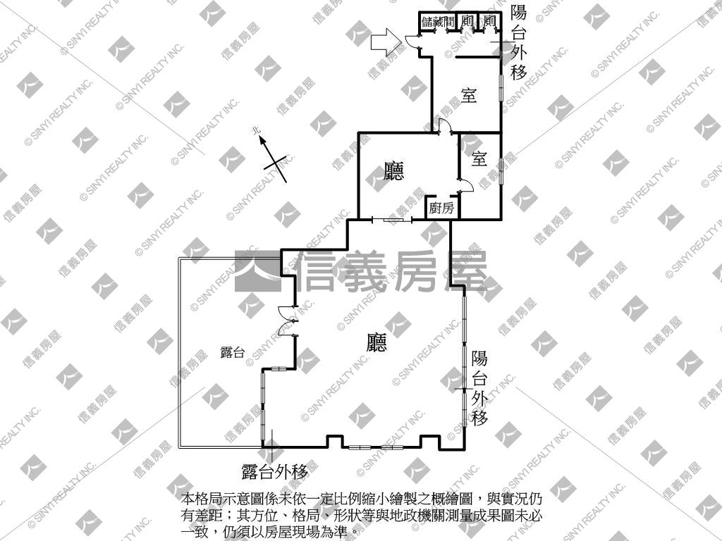 建國森之頌辦公室５平車房屋室內格局與周邊環境