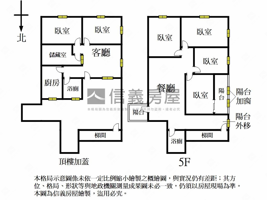 大空間公寓頂加房屋室內格局與周邊環境