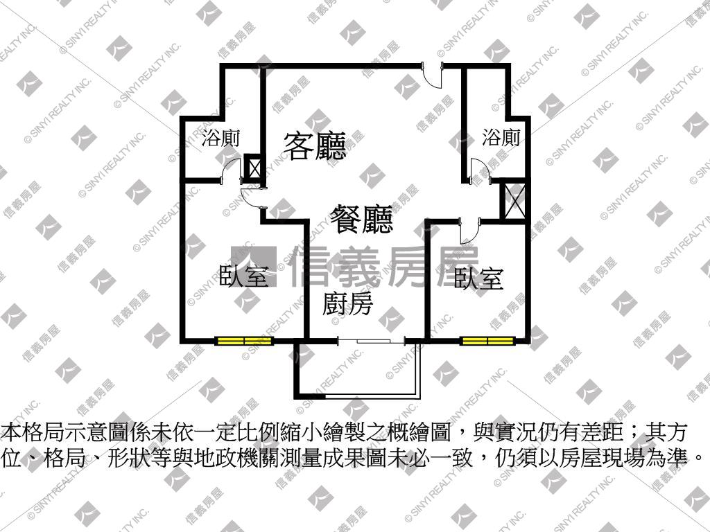 聯悅馨誠售高樓兩房平車房屋室內格局與周邊環境