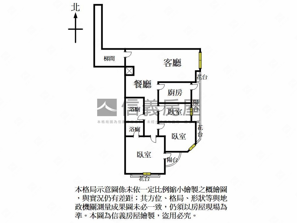 東勇街美裝三房房屋室內格局與周邊環境