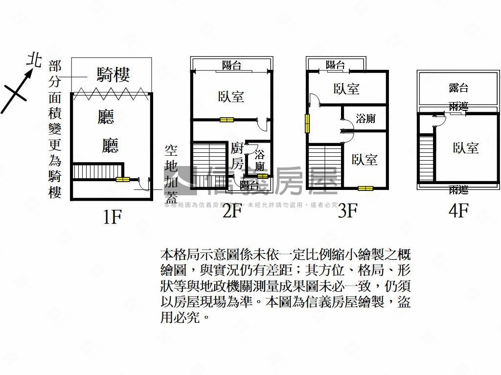 近美商公司臨路店面透天房屋室內格局與周邊環境