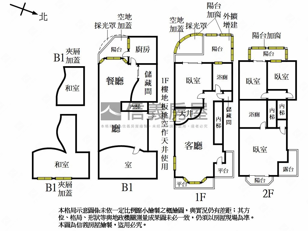 ⭐瓏山林美妝邊間下疊⭐房屋室內格局與周邊環境
