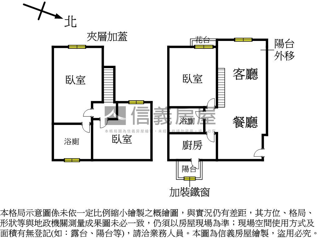 英郡裝潢１＋２房房屋室內格局與周邊環境