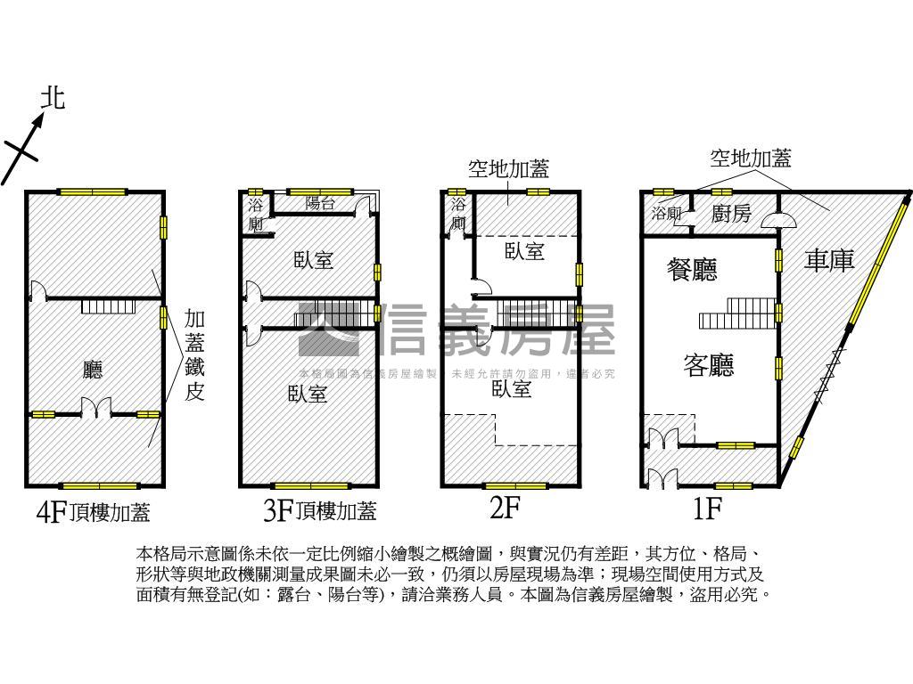 近美術館透天房屋室內格局與周邊環境