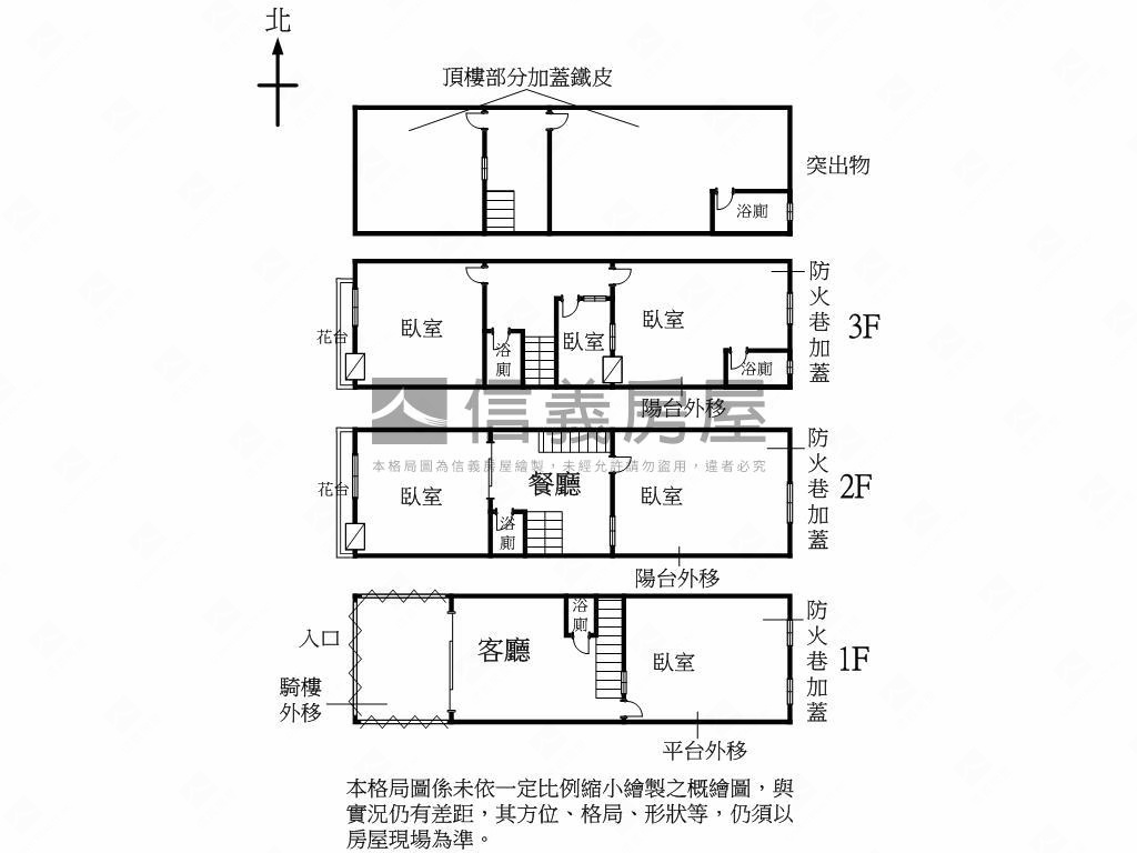 專任大里塗城收租置產透店房屋室內格局與周邊環境