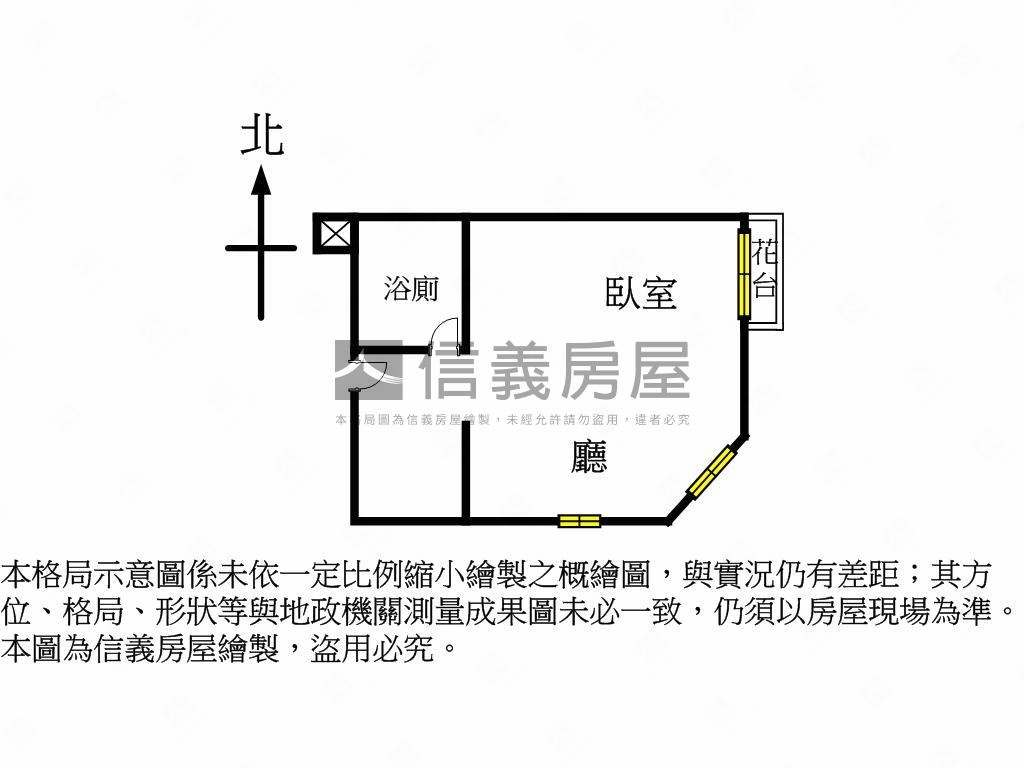 公益商圈收租套房房屋室內格局與周邊環境