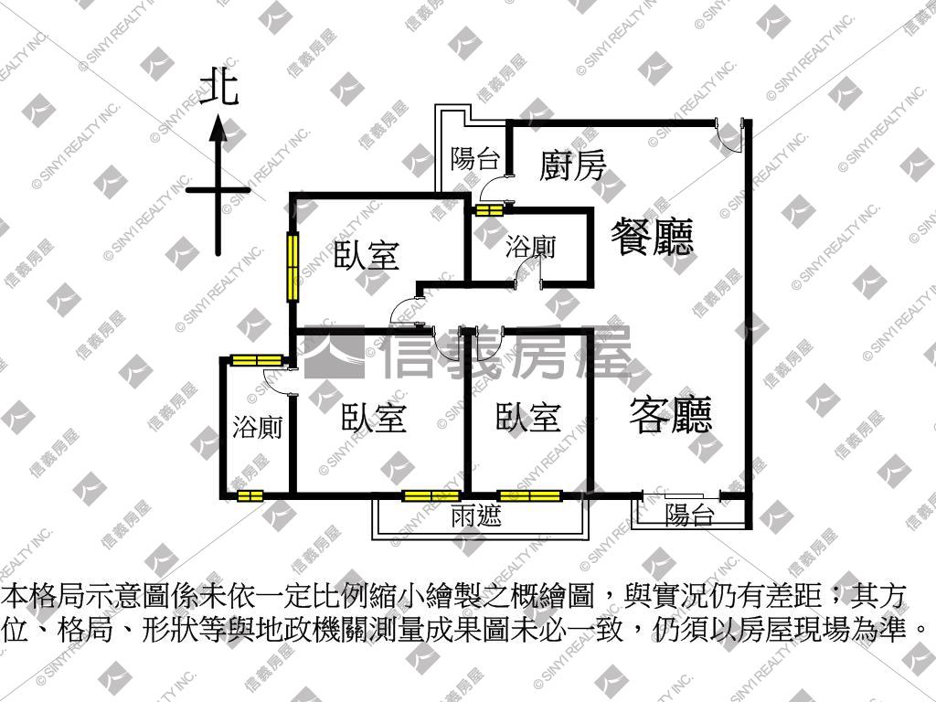 機捷．昂峰謙若樹三房房屋室內格局與周邊環境