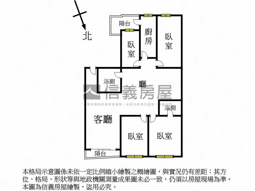 台大御園四房大空間房屋室內格局與周邊環境