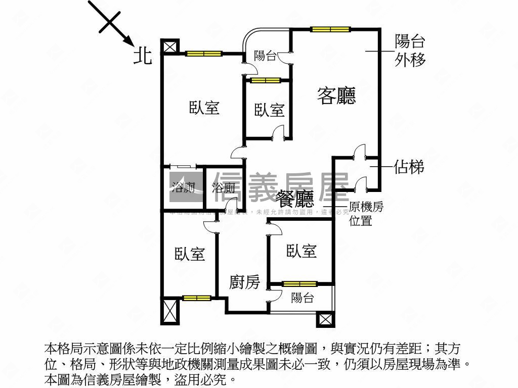 水花園Ｃ棟四房平面車位房屋室內格局與周邊環境