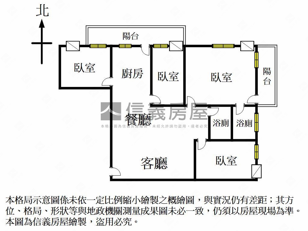 河堤溫馨大四房房屋室內格局與周邊環境
