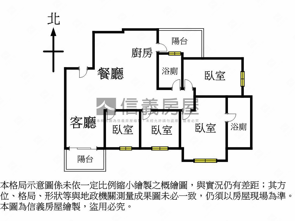 酷Ｕ雋朝南高樓四房雙平車房屋室內格局與周邊環境
