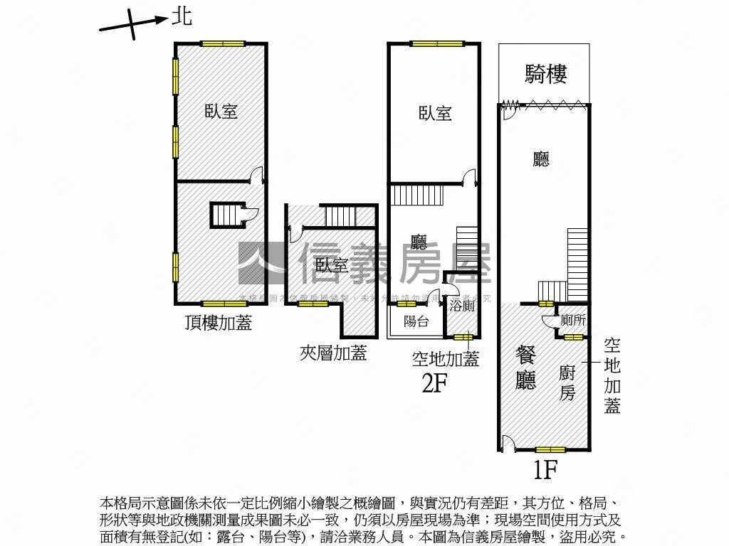 近文山特區正街騎樓透天房屋室內格局與周邊環境