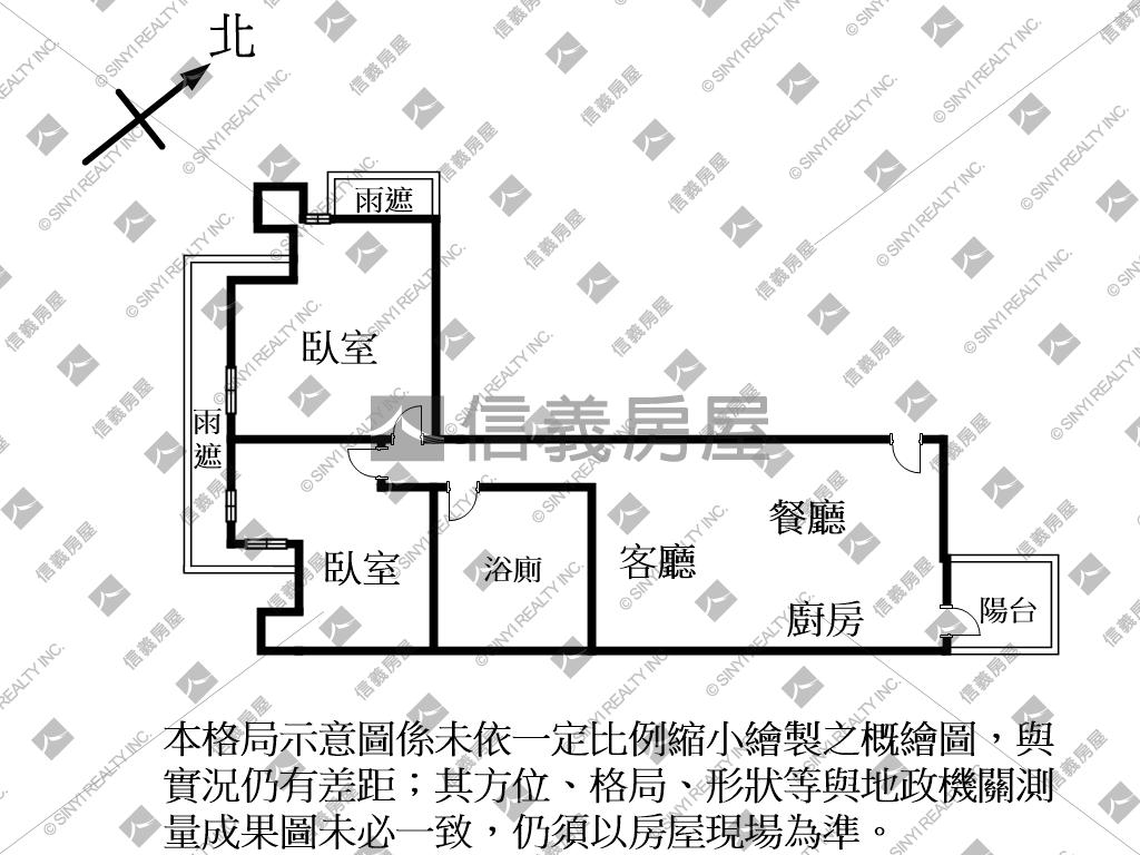 老客戶的伯特利５樓２房房屋室內格局與周邊環境