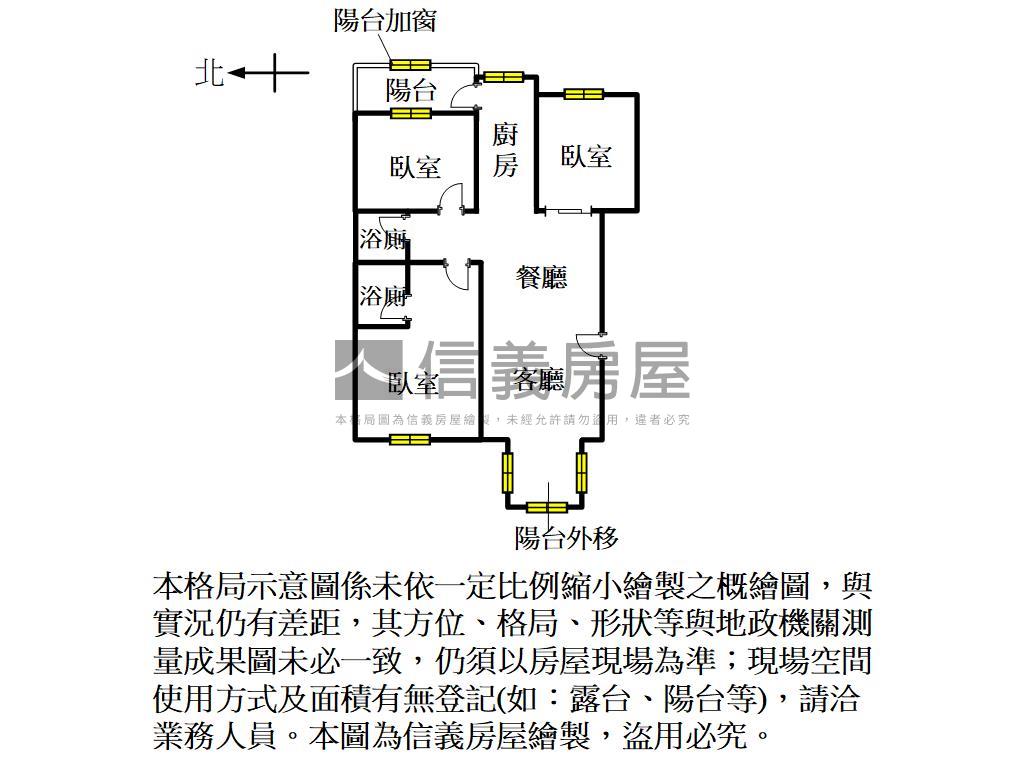 昌益三房視野戶房屋室內格局與周邊環境