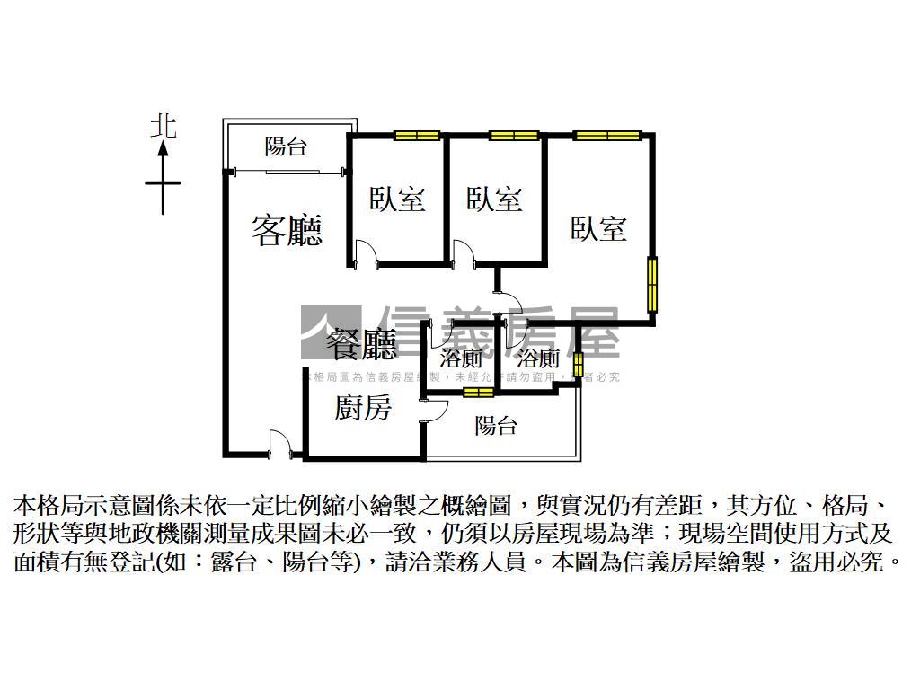 富立和築景觀三房平車房屋室內格局與周邊環境