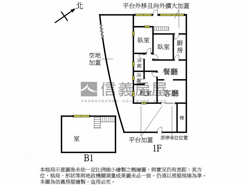 大空間康樂街１樓房屋室內格局與周邊環境