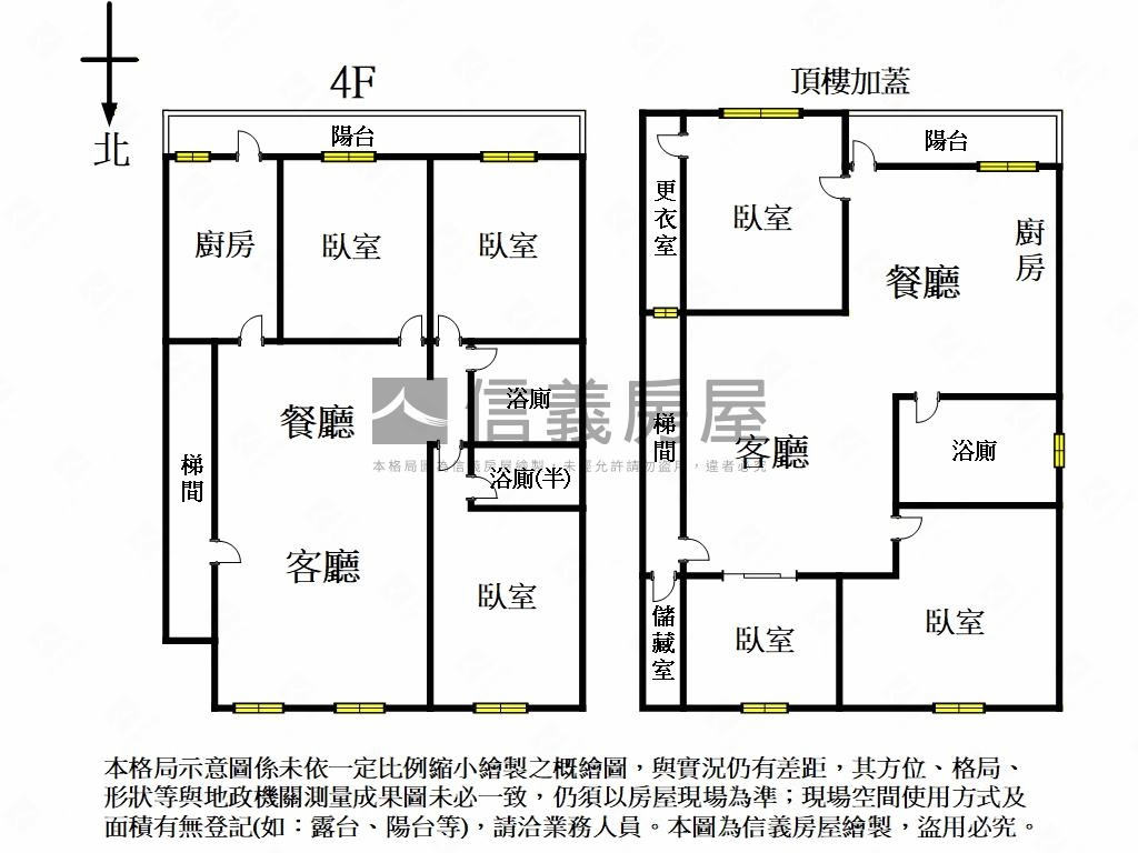 未來捷運秀明大空間頂加房屋室內格局與周邊環境