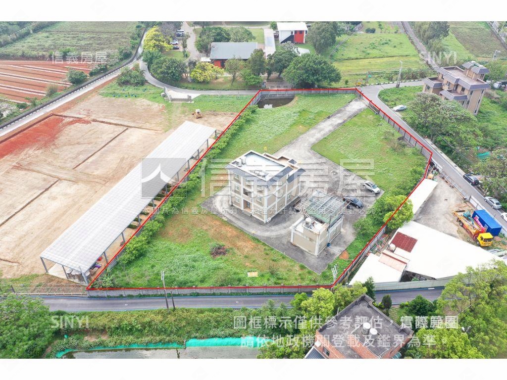 崙坪田園大莊園生活房屋室內格局與周邊環境