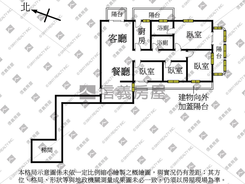 景觀●低總價新埔邊間四房房屋室內格局與周邊環境