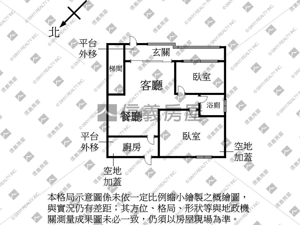 ㊣近捷運公寓邊間一樓房屋室內格局與周邊環境