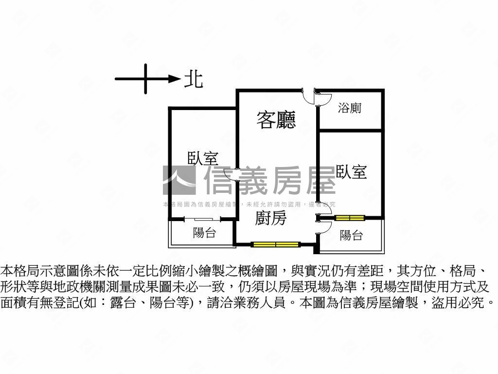 ☼美術館香榭質感兩房房屋室內格局與周邊環境