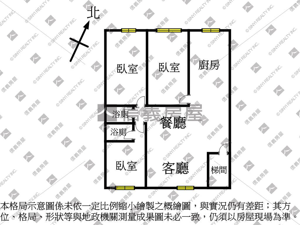 天母美寓陽光屋房屋室內格局與周邊環境