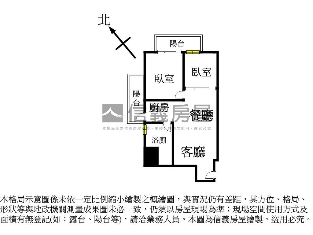 高醫溫馨質感二房平車房屋室內格局與周邊環境