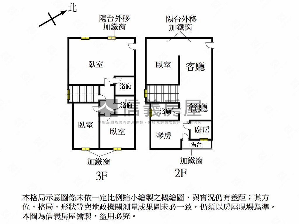 近捷運五塊厝電梯２＋３樓房屋室內格局與周邊環境