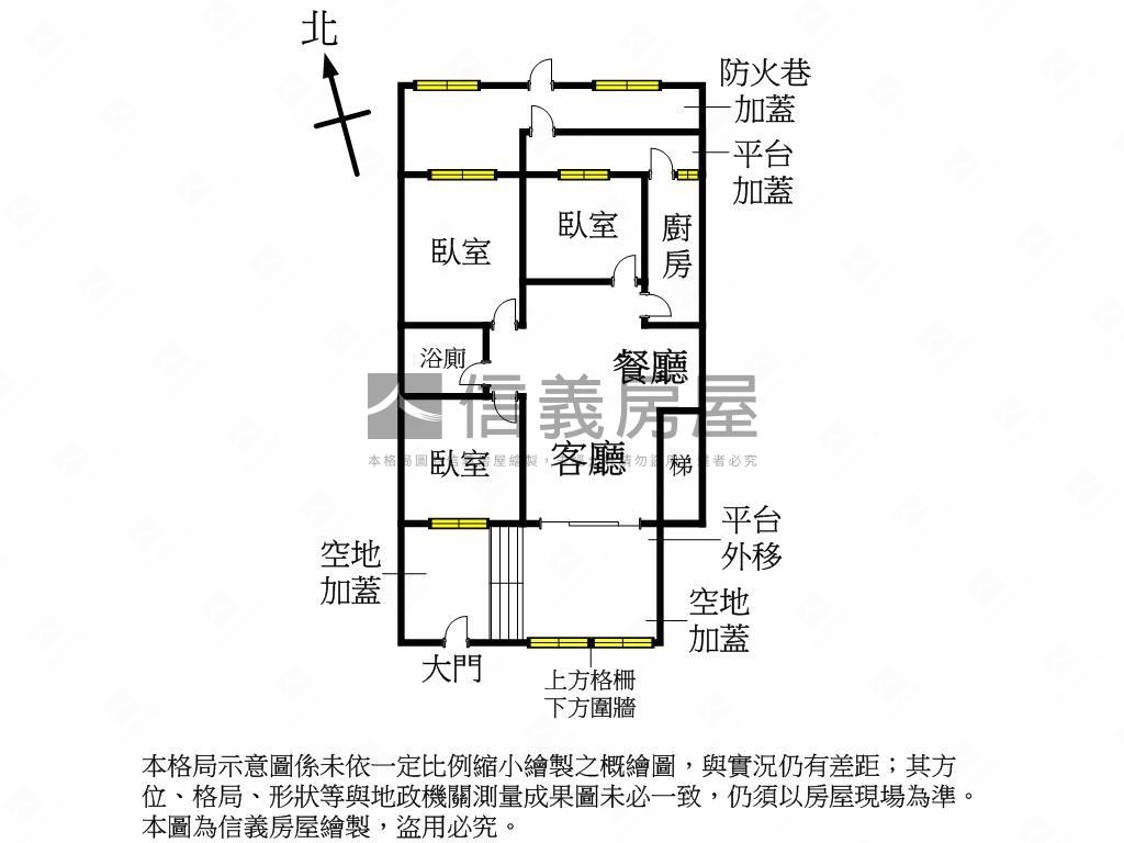 近麗山國小公寓一樓房屋室內格局與周邊環境