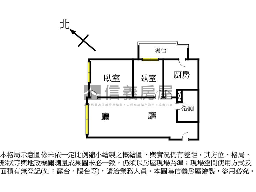 景安捷運咊暘和電梯兩房房屋室內格局與周邊環境
