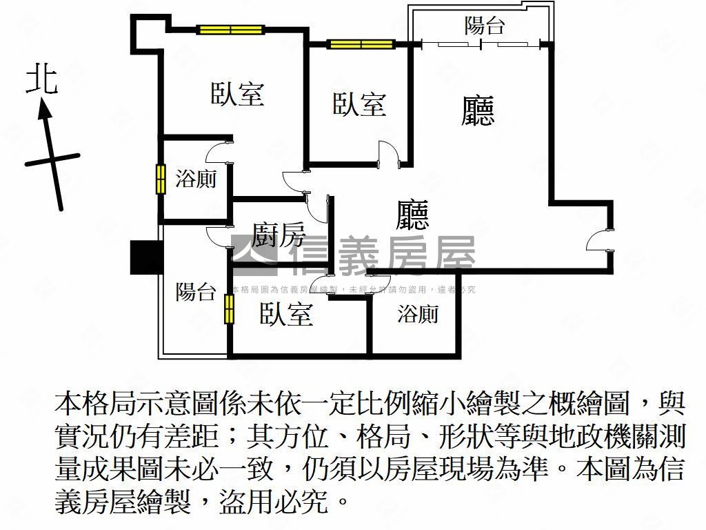 遠雄龍岡一期美三房車位房屋室內格局與周邊環境