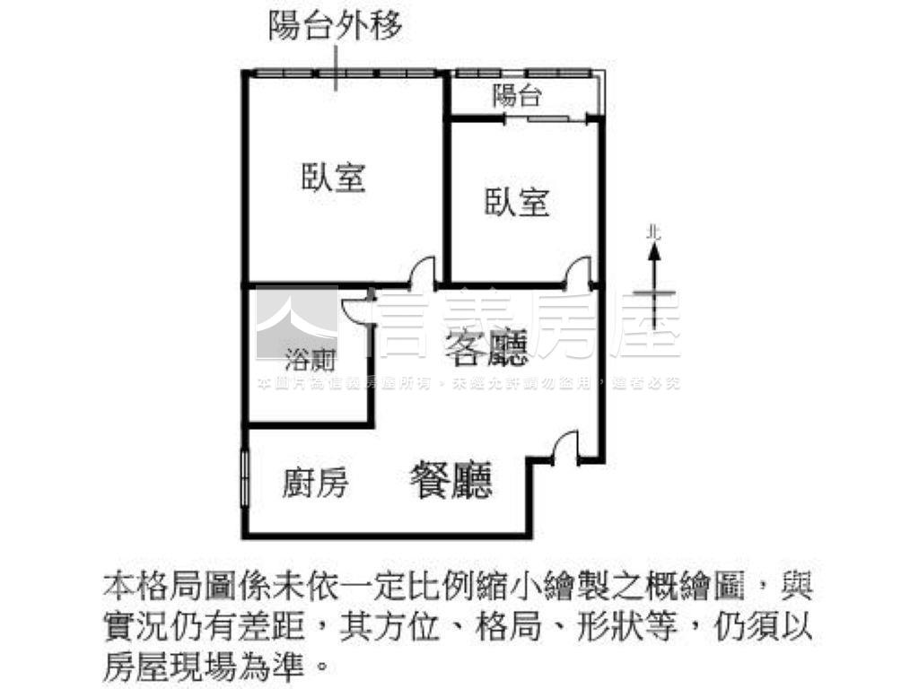 松江捷運景觀２房房屋室內格局與周邊環境