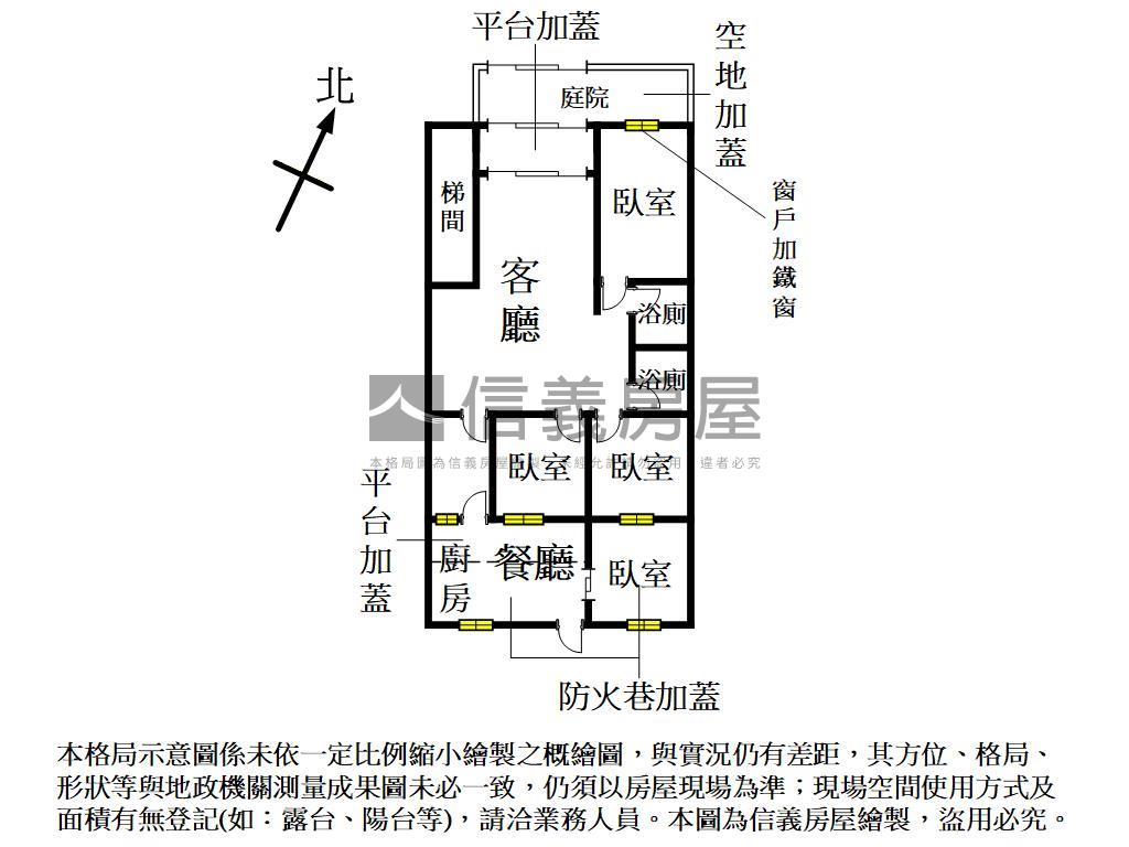 龜山巨蛋旁一樓房屋室內格局與周邊環境