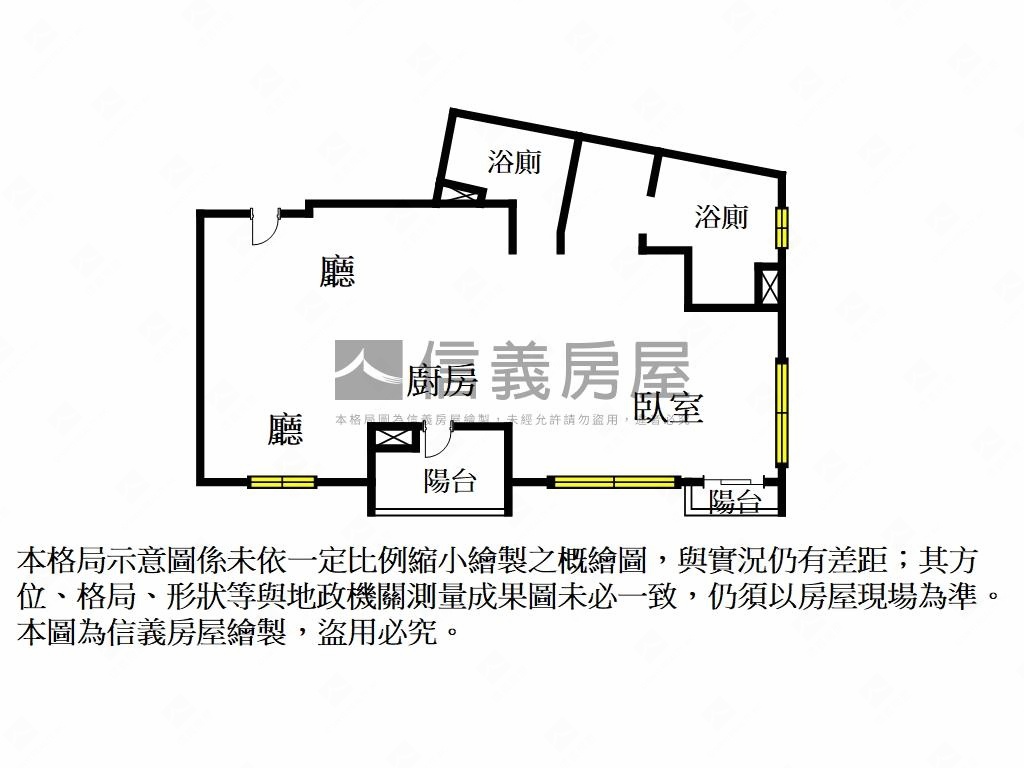 亞昕敦南Ｃ棟９樓房屋室內格局與周邊環境