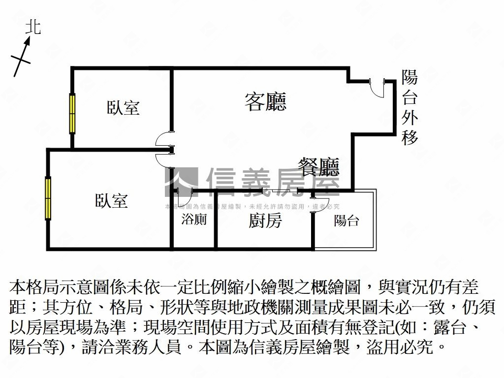 夢享家質感兩房平車房屋室內格局與周邊環境
