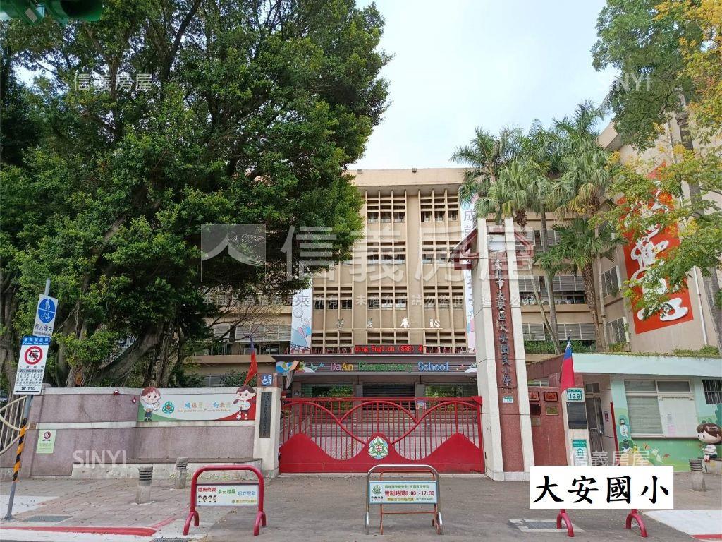 大安近捷運靜巷一樓大空間房屋室內格局與周邊環境