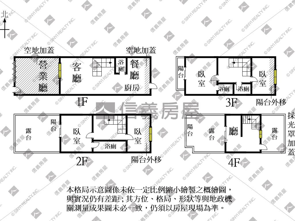 約４年輕屋齡攝影美學透天房屋室內格局與周邊環境