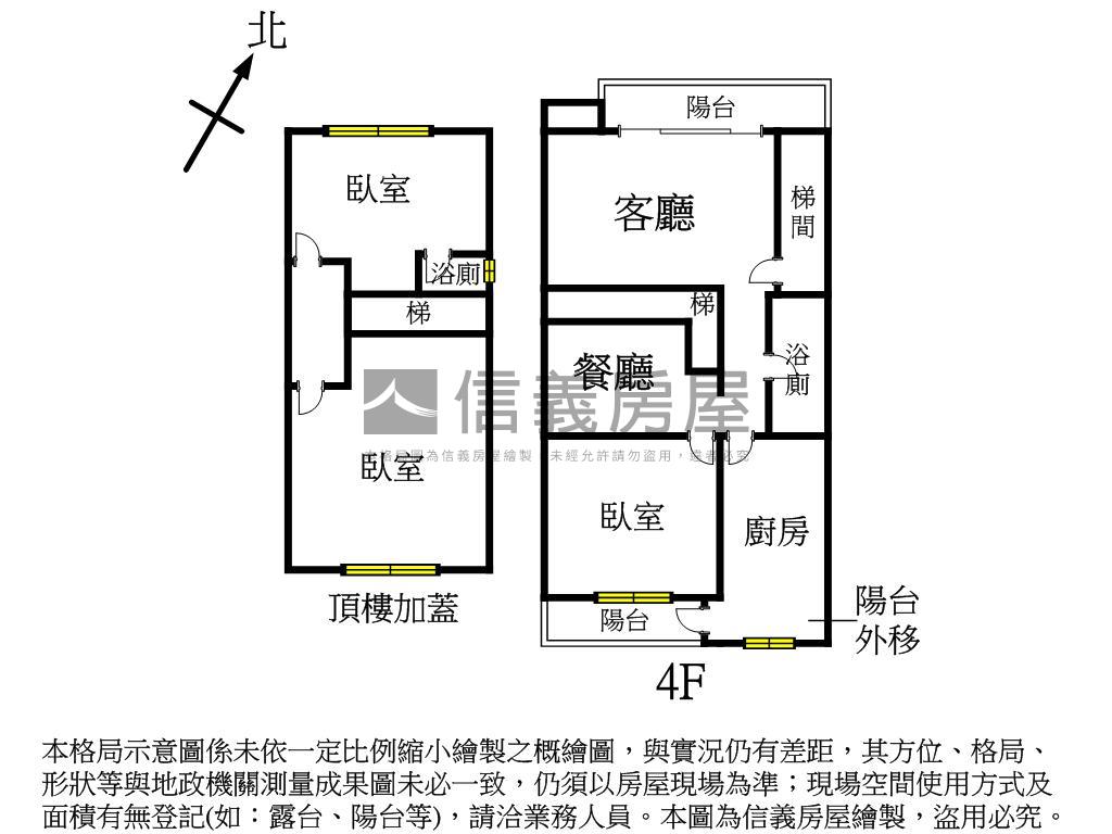 中和精華商圈頂樓加蓋房屋室內格局與周邊環境