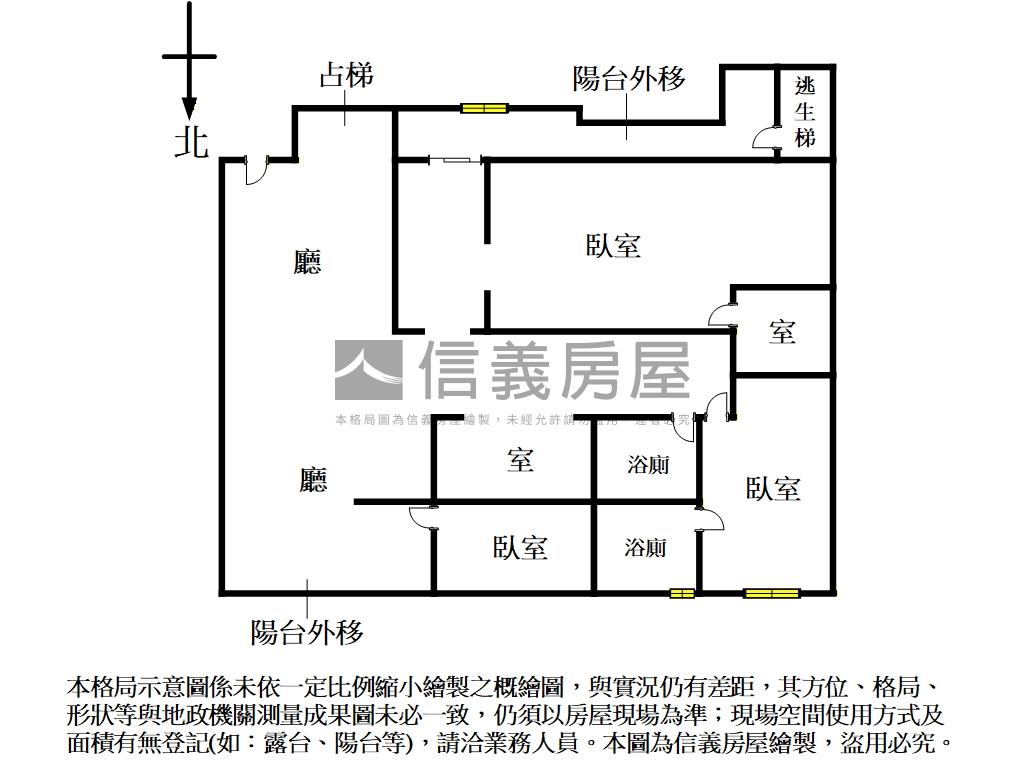 忠孝市景明亮邊間住辦房屋室內格局與周邊環境