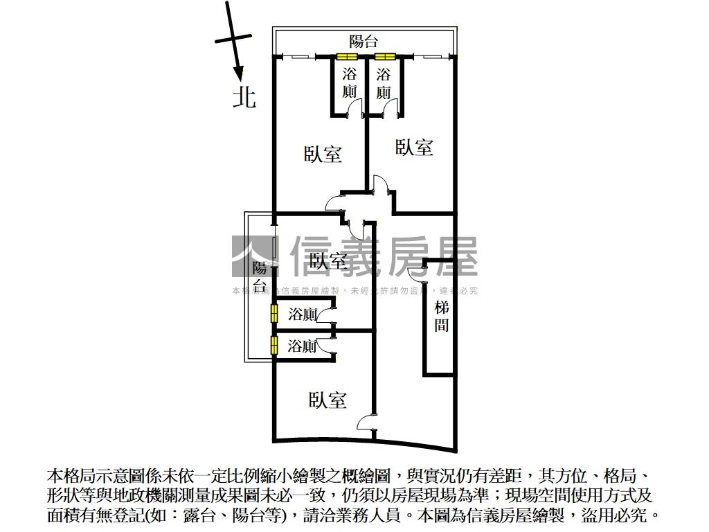 新埔捷運美裝二樓房屋室內格局與周邊環境