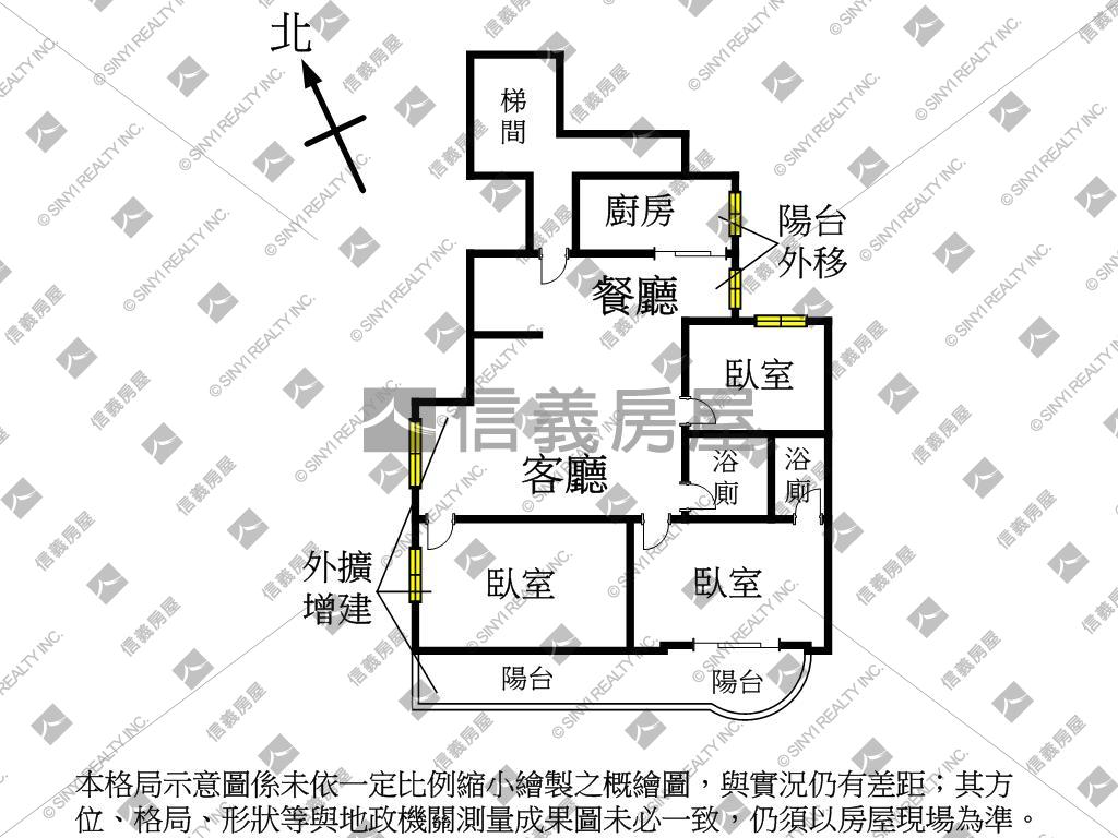 劍潭電梯三房大陽台房屋室內格局與周邊環境