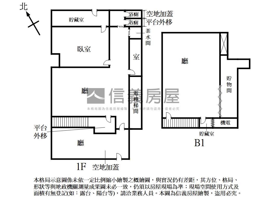 台電捷運美巷庭院一樓房屋室內格局與周邊環境