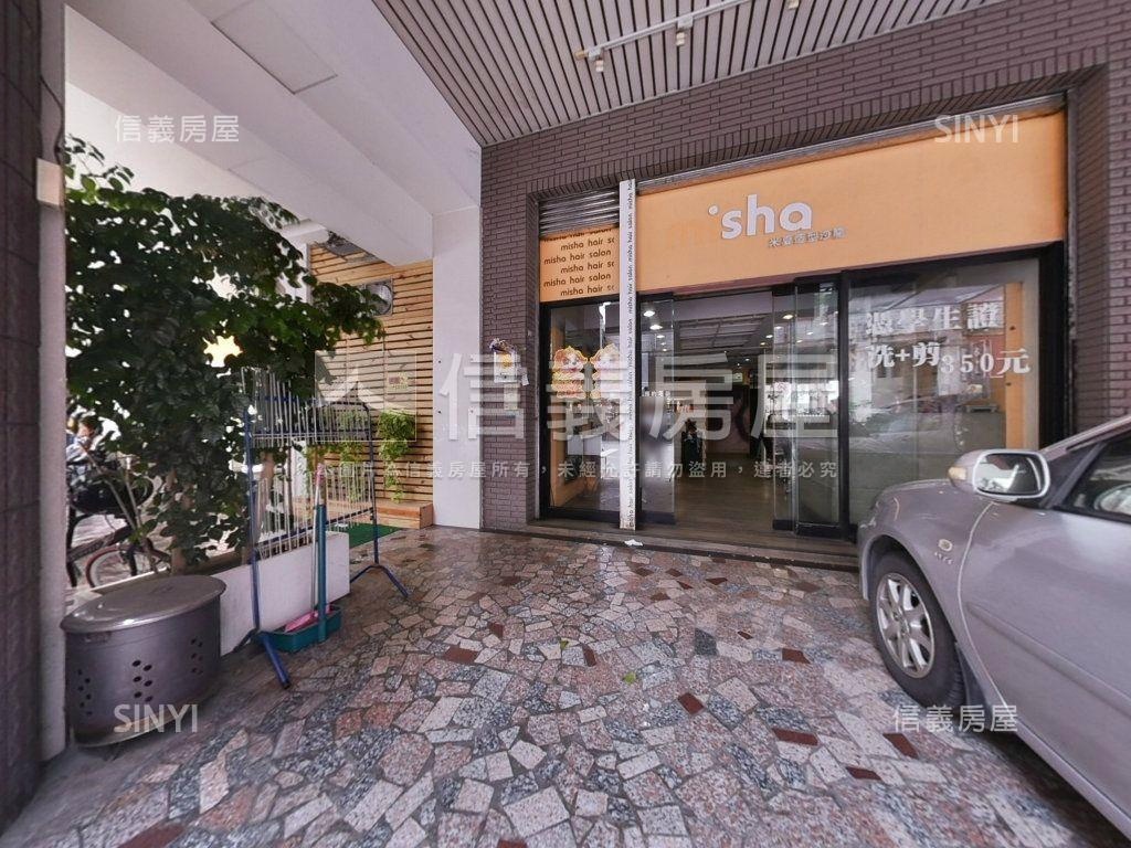 河堤朝南收租金店面房屋室內格局與周邊環境