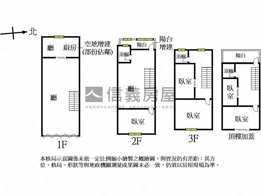 近新興市場安靜透天店面房屋室內格局與周邊環境