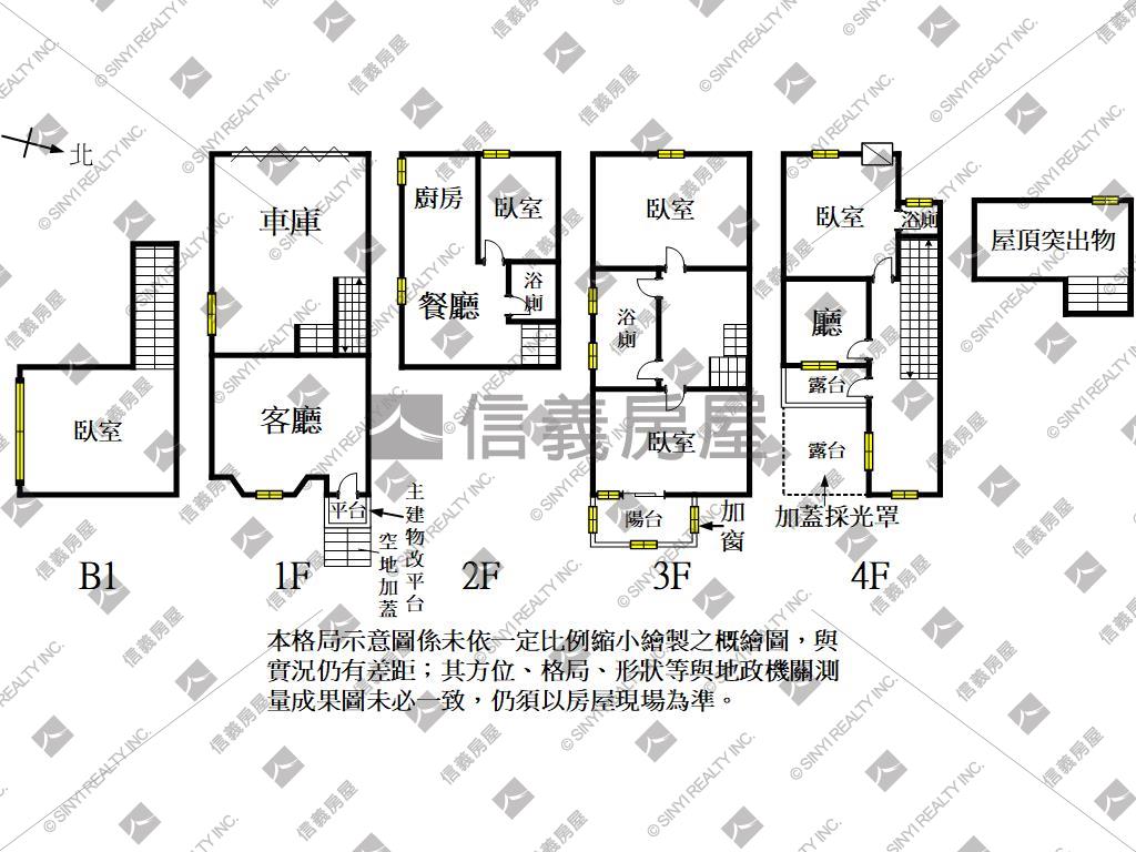 靜心湖庭院透天房屋室內格局與周邊環境