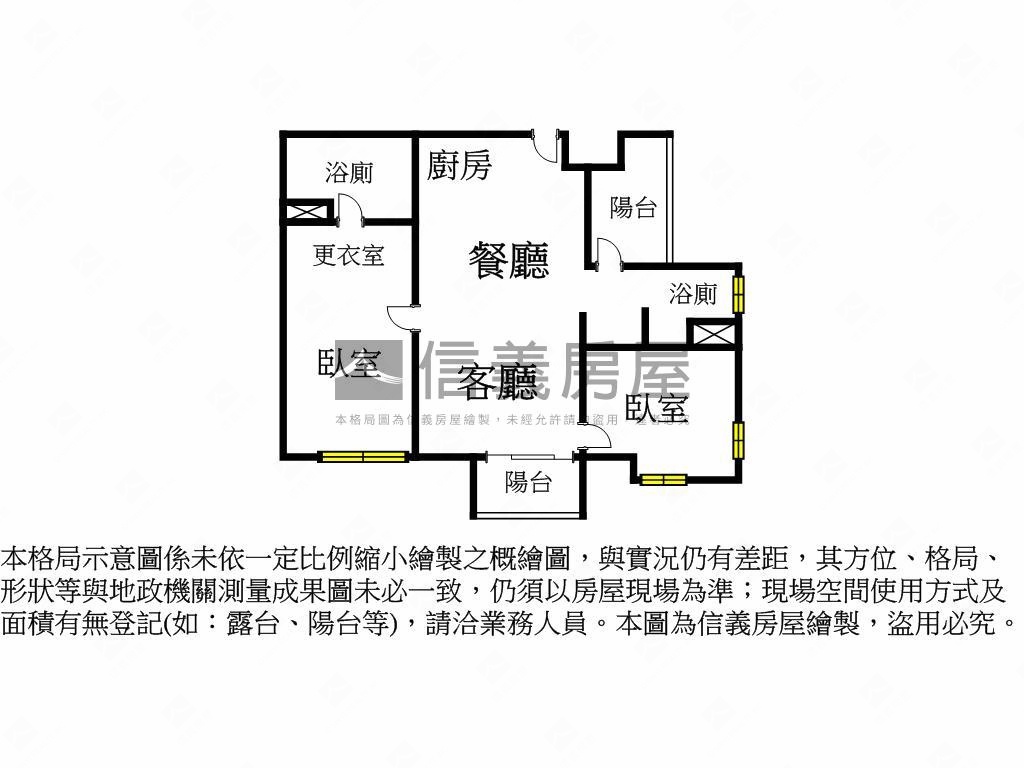 台灣隱賦超稀有面市府兩房房屋室內格局與周邊環境
