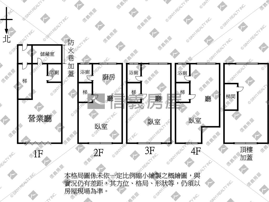 北車商三透天房屋室內格局與周邊環境