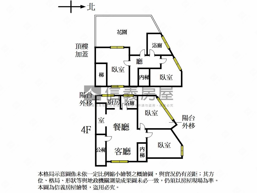 中正區低總花園頂加美寓房屋室內格局與周邊環境