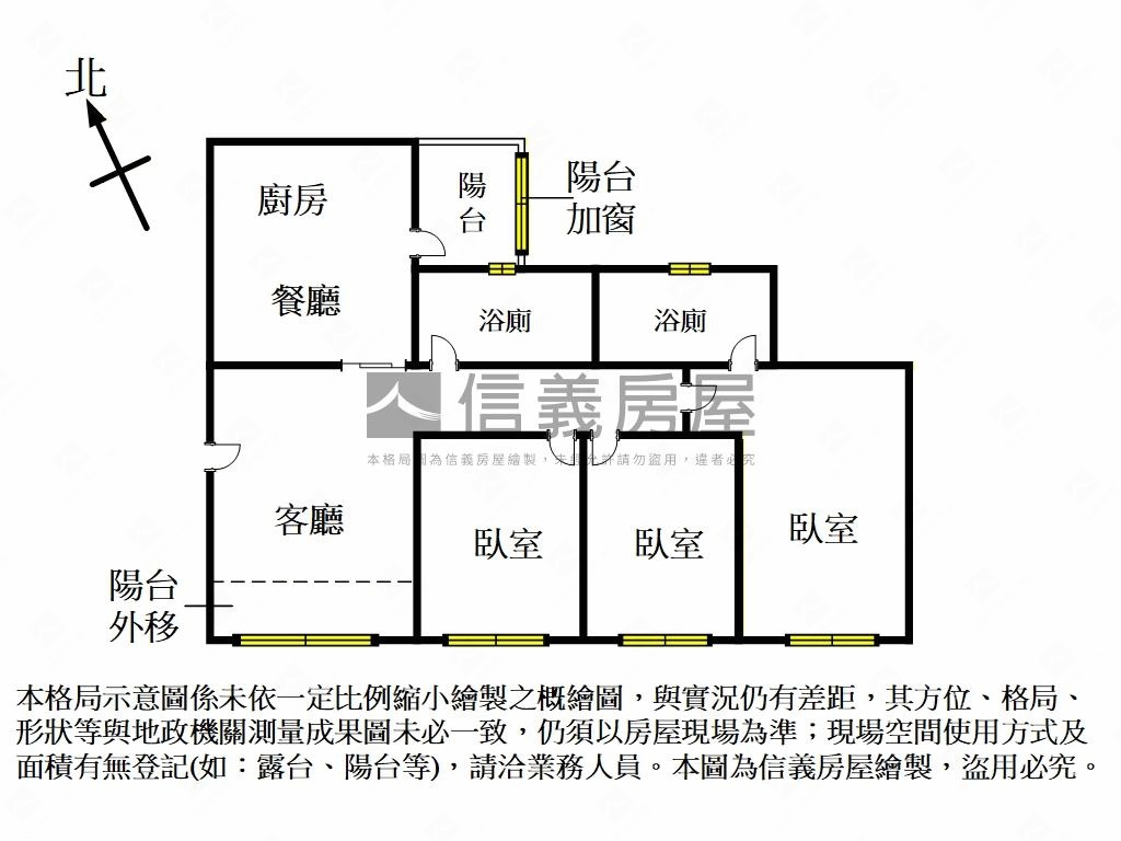 笎坤世璽三房車位房屋室內格局與周邊環境